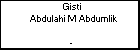 Gisti Abdulahi M Abdumlik