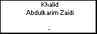 Khalid Abdulkarim Zaidi