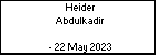 Heider Abdulkadir