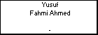 Yusuf Fahmi Ahmed