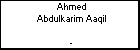 Ahmed Abdulkarim Aaqil