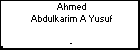 Ahmed Abdulkarim A Yusuf