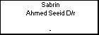 Sabrin Ahmed Seeid D/r