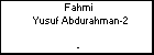 Fahmi Yusuf Abdurahman-2