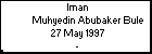 Iman Muhyedin Abubaker Bule