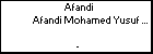 Afandi Afandi Mohamed Yusuf Kabir