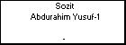 Sozit Abdurahim Yusuf-1