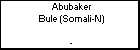 Abubaker Bule (Somali-N)